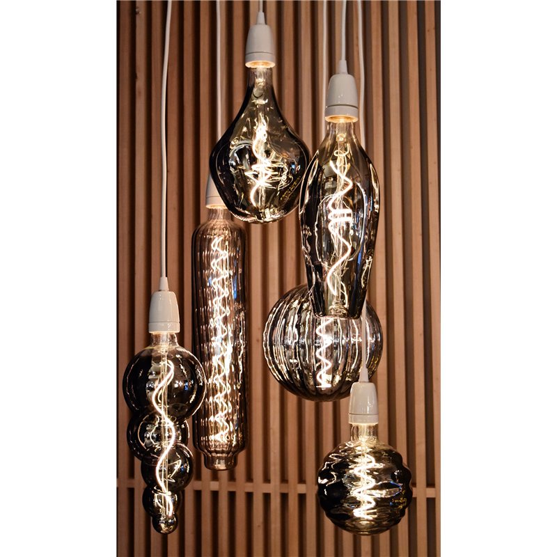 Image secondaire de Calex Ampoule LED à intensité variable en verre 6 W Titane