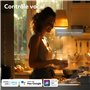 CALEX Ampoule intelligente E27, avec application et commande vocale Alexa (7 W), ampoule LED WiFi, filament à intensité variable