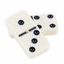 Engelhart - 250123 - Coffret de Dominos Classique Double 9 - Grande Boite en Bois avec 55 pièces - Dim. Domino : 50 x 25 x 10 mm