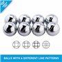 Engelhart - 010203 - Sacoche de Transport avec Jeu de 8 Boules de Pétanque - Inclut Distance-Mètre - Sacoche Pratique - Jeux Ext