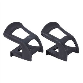 BBB Cycling NoseTight | Cale-Pieds pour Pédales de Vélo | Clips sans Sangles Alternative aux Cales | Noir | Taille Unique | BPD-