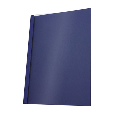 Pavo Pack de 25 Couvertures de reliure thermique standard 6 mm Bleu