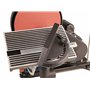 FERM Ponceuse Stationnaire - 350W - 150mm - avec 2 Bandes abrasives (P80 et P120) et 2 disques abrasifs (P80 et P120)