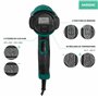 VONROC Décapeur Thermique Professionnel - Pistolet à Air Chaud 2000W – 60 Températures, 5 Positions Débits d'Air – Revêtement Vé