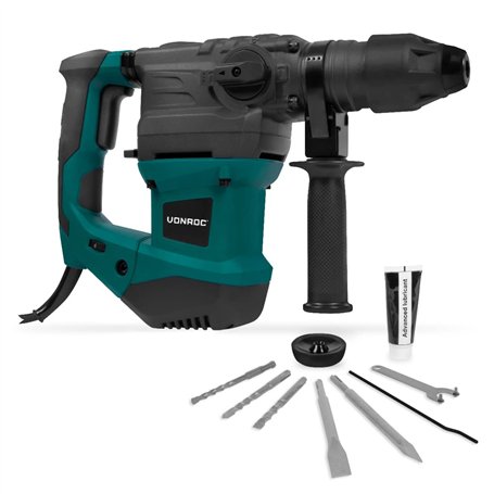 VONROC Marteau Perforateur 1500W - 6 Joules