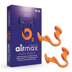 Airmax Ecarteur Nasal | Dilatateur Nasal Anti Ronflement Efficace Puissant| 76% Plus d’Air pour une Meilleure Respiration & Somm