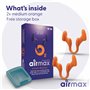 Airmax Ecarteur Nasal | Dilatateur Nasal Anti Ronflement Efficace Puissant| 76% Plus d’Air pour une Meilleure Respiration & Somm