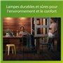 nécessite une ampoule max 60W E27 - Noir