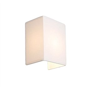 Qazqa Vete - Applique murale avec Abat-Jour - 1 lumière - L 150 mm - Crème - Design