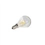Calex Ampoule LED Globe à tête miroir argentée à filament E14 240V 4W 370lm Pack de 10