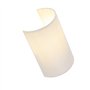 QAZQA drum - Applique murale - 1 lumière - L 130 mm - Blanc - Moderne - éclairage intérieur - Salon I Chambre I Cuisine I Salle 