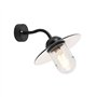 Qazqa munich - Applique murale - 1 lumière - L 260 mm - Noir - Rustique - éclairage extérieur
