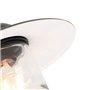 Qazqa munich - Applique murale - 1 lumière - L 260 mm - Noir - Rustique - éclairage extérieur