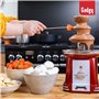 Gadgy Fontaine à Chocolat à 3 niveaux - Fontaine à Chocolat en Acier Inoxydable - Fontaine à Chocolat Retro Look - Fondue à Choc