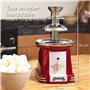 Gadgy Fontaine à Chocolat à 3 niveaux - Fontaine à Chocolat en Acier Inoxydable - Fontaine à Chocolat Retro Look - Fondue à Choc