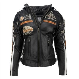 Urban Leather Mixte Leren Bikerjack 58 Urban vestes pour femme