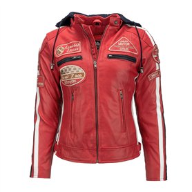 Urban Leather Mixte Leren Bikerjack 58 Urban Vestes pour femme
