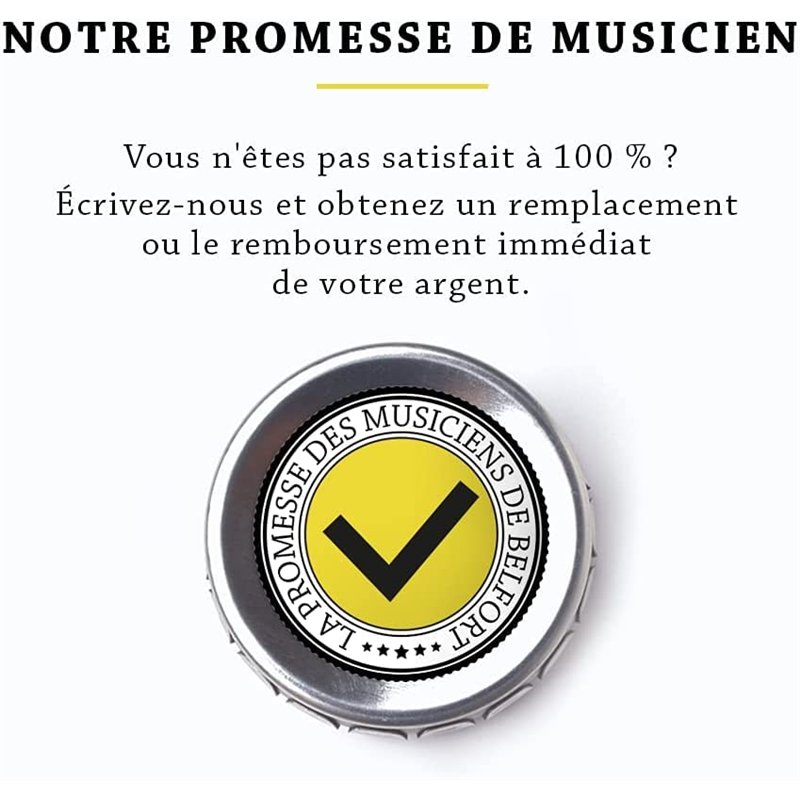 Image secondaire de 20x Médiator pour Guitare Acoustique & Electrique + Boite Élégante + eBook (Mediator Guitare Électrique) 4 tailles (0,46mm - 1.2