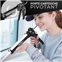 KLRStec Pistolet à cartouche professionnelle avec un rapport maximal de 25:1 - Pistolet a silicone/Pistolet mastic pour toutes l