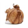 Mikamax - Cat Tissue Holder - Amoureux du Chat - Distributeur de Mouchoirs - Résine - 30 x 23 x 23 cm