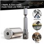MARKENZEUG Clé universelle Premium Concept amélioré 2023 | Outil multitâche innovant | Douille universelle | Adaptateur 7-19mm |