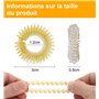 VONERO® Premium bagues de massage | Anneaux de massage pour les doigts | Anneau d'acupression | massage main | anti stress | Lot