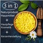 100% Pure Cire d’abeille Pastilles - 200 g - Parfait pour les cosmétiques et la fabrication de bougies