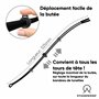 STANDWERK Basic Cordon lunettes sport [anti glisse lunette] - Résistant à l'eau, flexible - Chaine lunette - accessoires pour lu
