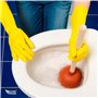Klangfeiler® Déboucheur de canalisations - Déboucheur à Ventouse - 140 mm - Avec ventouse - Pour lavabo, douche, WC, etc.