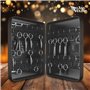 Klangfeiler® 80 anneaux porte clés - 25mm porte-clés - Anneau fendu - Pour l'organisation de clés