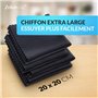 Zrilubkrelz® 8 Chiffon lunettes de vue - 20x20cm - Extra doux - Pour lunettes, lentilles et ecrans - Lingettes lunettes