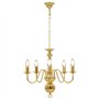 vidaXL Lustre 5 Ampoules Plafonnier Lampe Suspendue Luminaire Eclairage Salon Salle de Séjour Salle à Manger Chambre à Coucher M