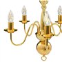 vidaXL Lustre 5 Ampoules Plafonnier Lampe Suspendue Luminaire Eclairage Salon Salle de Séjour Salle à Manger Chambre à Coucher M