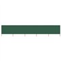vidaXL Paravent en Tissu 5 Panneaux 600x80cm Vert