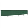 vidaXL Paravent en Tissu 5 Panneaux 600x80cm Vert