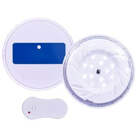 vidaXL - Unterwasser-LED-Poollampe mit Fernbedienung Weiß