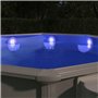 vidaXL - Unterwasser-LED-Poollampe mit Fernbedienung Weiß