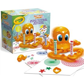CRAYOLA - Oscar Petit Poulpe Crée tes Mandalas - Activité créative et idée Cadeau pour Enfants