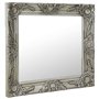 vidaXL Miroir Mural Style Baroque Argenté 50 x 50 cm
