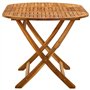 vidaXL Table de Jardin Pliable 160x85x75 cm Bois d'acacia Massif