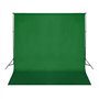 vidaXL Kit de Studio Photo avec Lampes Toile de Fond et Réflecteur Lumière de Studio Photographie Kit d'Eclairage Système de Toi