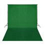 vidaXL Kit de Studio Photo avec Lampes Toile de Fond et Réflecteur Kit d'Eclairage Photographie Système de Toile de Fond Lumière