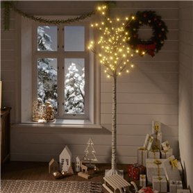VXL Sapin de Noël 180 LED Sauce Blanc chaud 1