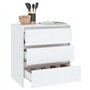vidaXL Credenza Bianca 70x41x75 cm in Truciolato