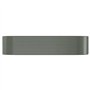 Bussandri Exclusive - Jardinière 322x100x68 cm acier revêtu de poudre gris