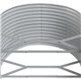 Bussandri Exclusive - Jardinière 322x100x68 cm acier revêtu de poudre gris