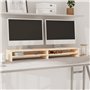 Support de moniteur 100x24x13 cm Bois de pin solide