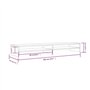 Support de moniteur 100x24x13 cm Bois de pin solide