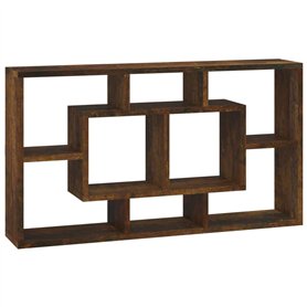 vidaXL Étagère Murale 8 Compartiments Flottante Suspendue Meuble de Rangement Chambre à Coucher Salle de Séjour Maison Intérieur
