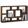 vidaXL Étagère Murale 8 Compartiments Flottante Suspendue Meuble de Rangement Chambre à Coucher Salle de Séjour Maison Intérieur